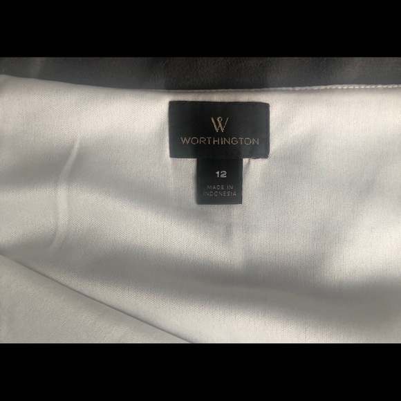 WORTHINGTON - SZ 12 BLACK LACE SKIRT - Picture 5 of 7